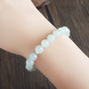 【天然正品】A货翡翠天然细腻约8.2MM青白色糯冰种翡翠圆珠手串8.2MM（皆取最大值）女士现售价：980特价！310325AH51 商品缩略图5