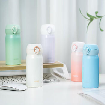 膳魔师（THERMOS）保温杯316钢350ml男女士儿童水杯伴手礼生日礼物JNL-350S竹林绿 商品图2