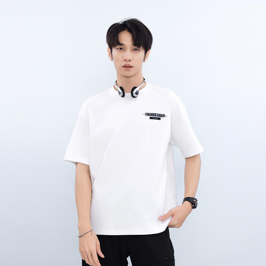 【新品上新】HX 夏季圆领短袖T恤S102522332101 商品图13