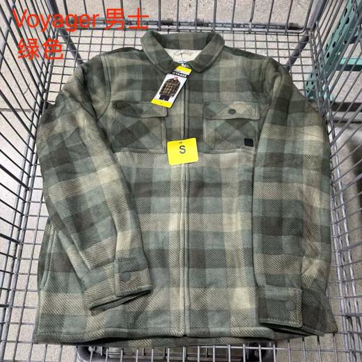 到手价228元 Voyager男士抓绒款衬衫夹克 舒适亲肤，非常舒服  美国代购，无中文标签，介意慎拍 商品图1