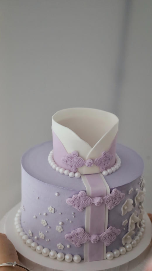 紫色系旗袍蛋糕 商品图1