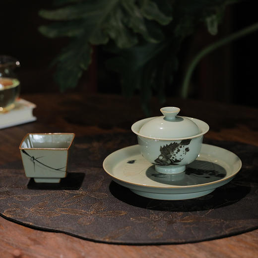 水墨游瓷间（蒋涛青瓷绘画系列） 商品图1