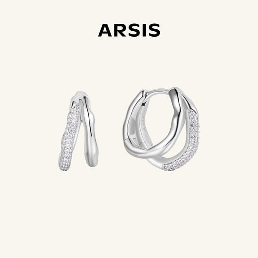 ARSIS｜流光系列 流光双层耳扣 商品图0