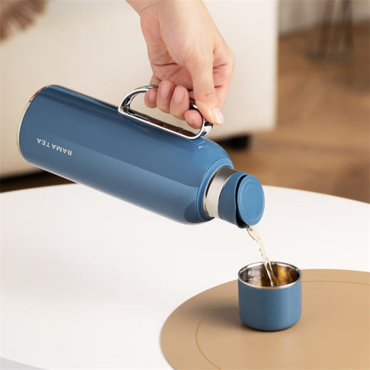 八马茶具 | 茗悦焖茶壶750ml（珍珠白/薄荷绿/丁香紫/落日橙/远山蓝） 商品图1