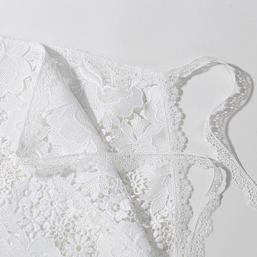 绽放446朵/重工蕾丝花边叠搭皮帘围裙腰带 商品图5