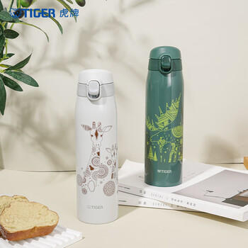 虎牌（TIGER）轻巧便携弹盖保温杯梦重力大容量水杯MCT-A601-WUT 长颈鹿600ML /厨具 /水具 /保温杯 商品图7