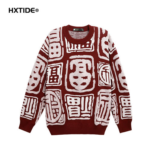 【断码清仓】HX 冬季圆领毛衫S107444295101 商品图0