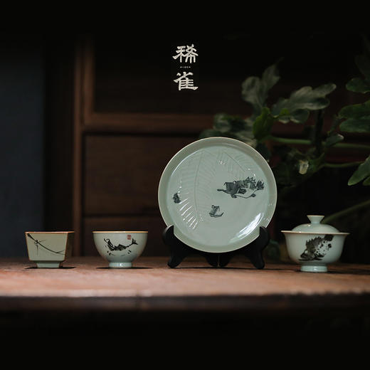 水墨游瓷间（蒋涛青瓷绘画系列） 商品图0