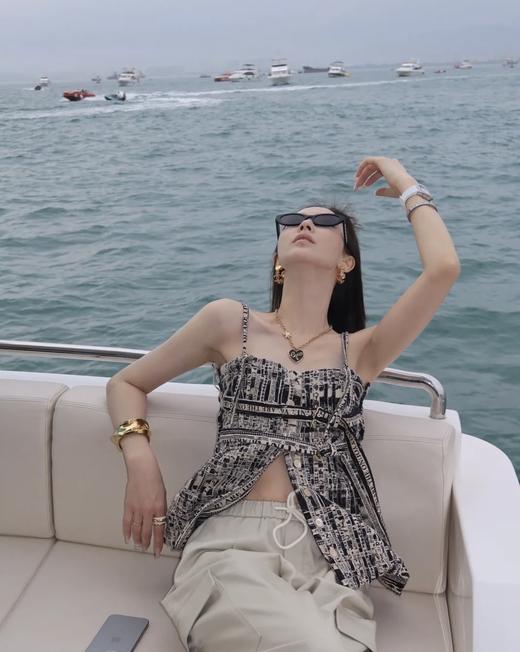 香奈儿 黑油爱心粗链项链（XJ） 商品图4