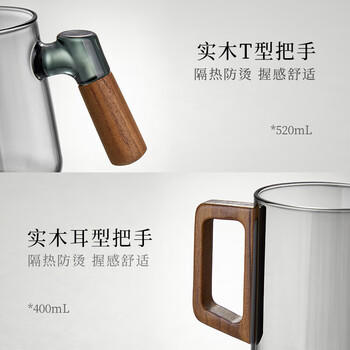 富光泡茶杯茶水分离玻璃杯办公室喝茶杯子男士个人高档花茶杯水杯 /厨具 /水具 /玻璃杯 商品图1