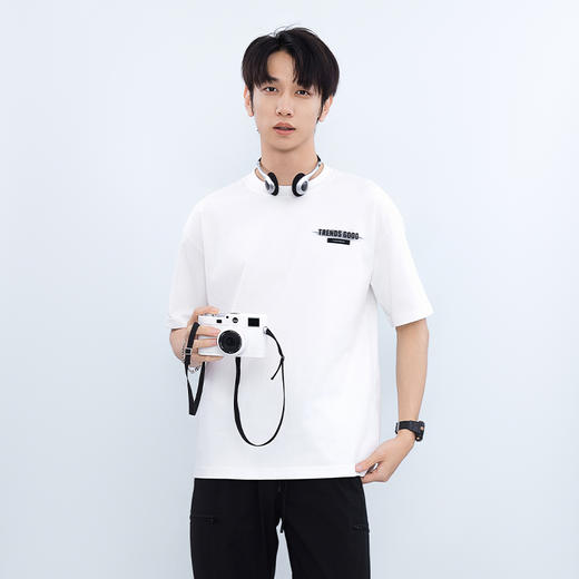 【新品上新】HX 夏季圆领短袖T恤S102522332101 商品图10