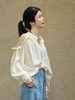 TYNVIE 荷叶边露肩真丝衬衫 - 白色 商品缩略图9