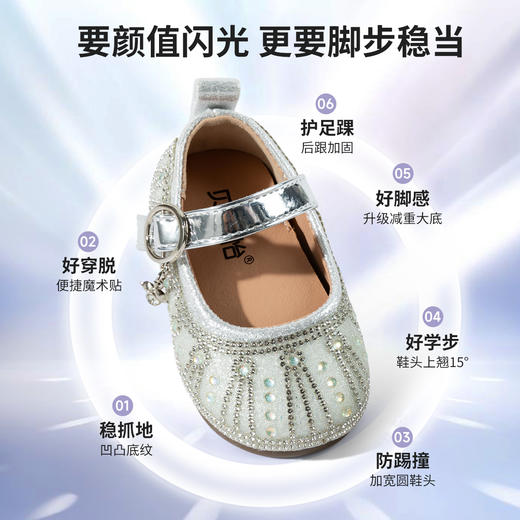 贝贝怡女童小公主宝宝鞋ZB3EX021 商品图10