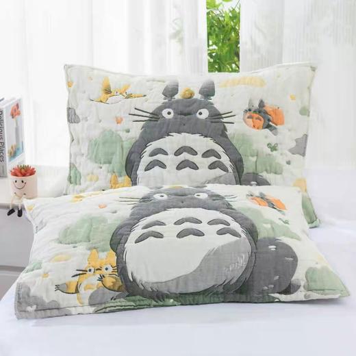 💤一年四季都好用的「咔喵6层纯棉纱枕巾+泡芙枕巾」 买一个送一个实发一对装👏 商品图6