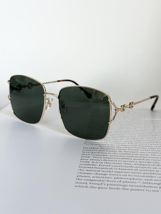 QT68-古驰 马衔扣时尚太阳镜 金属 方形 太阳眼镜 男女同款情侣款（QT*JH）夏季专享 商品图6