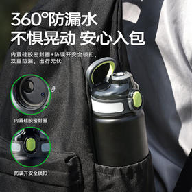 富光保温杯大容量316L男女水杯吸管杯户外车载旅行健身运动杯子600ml