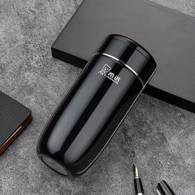 希诺茶水分离保温杯高档商务泡茶杯子便携不锈钢水杯XN-3319深海蓝