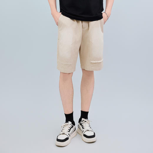 【新品上新】HX 夏季工装休闲五分裤纯棉S206522086101 商品图2