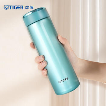虎牌（TIGER）保温保冷杯不锈钢水杯子MMW-A48C-AM银蓝色480ML 商品图3