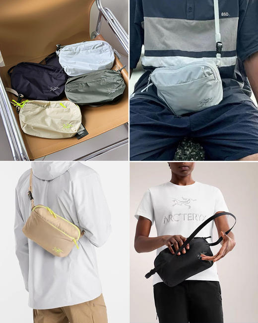 THS-无 鸟家 轻便腰包 100D尼龙防撕裂轻便腰包 4色 CQ1407 商品图0