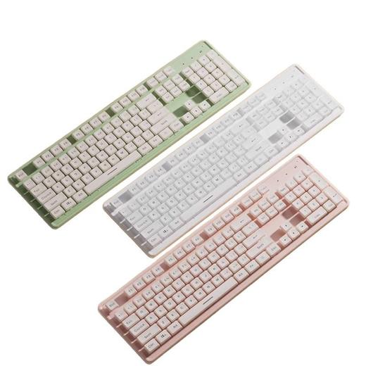 【巧克力静音键盘】无线有线鼠标套装 打字笔记本台式电脑 办公通用女生 商品图4