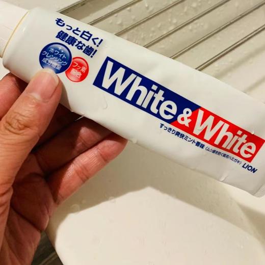 【5支69💰更划算💥】日版 LION狮王大白牙膏WHITE✨亮白防蛀含氟150g/支✨ 商品图2