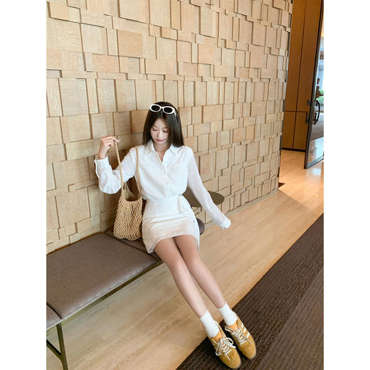 <曾小咸推荐>现货秒杀 ！微信超特价！韩系polo领衬衫连衣裙 日常229.99 立减130 秒杀99.99！！ 商品图3