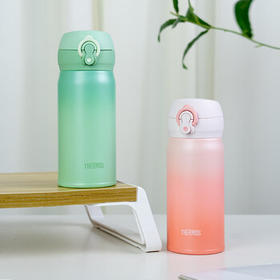 膳魔师（THERMOS）保温杯316钢350ml男女士儿童水杯伴手礼生日礼物JNL-350S竹林绿