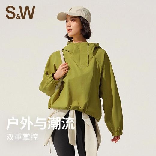 SW速惟 秋新户外简约防风防水运动三防连帽套头秒穿脱上衣 4164 商品图1