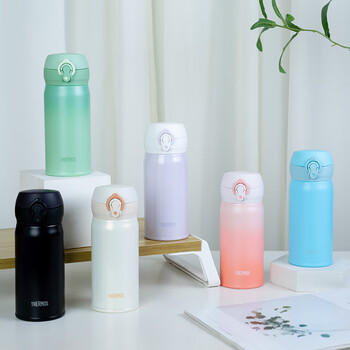 膳魔师（THERMOS）保温杯316钢350ml男女士儿童水杯伴手礼生日礼物JNL-350S竹林绿 商品图5