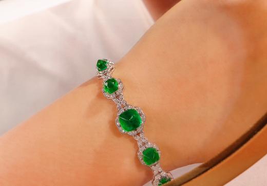 10.5克拉糖塔祖母绿手链 商品图4