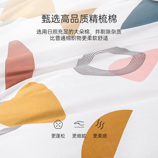 2025年秋季新款雅芳婷100%全棉床上四件套纯棉简约风被套床笠套件 商品图1