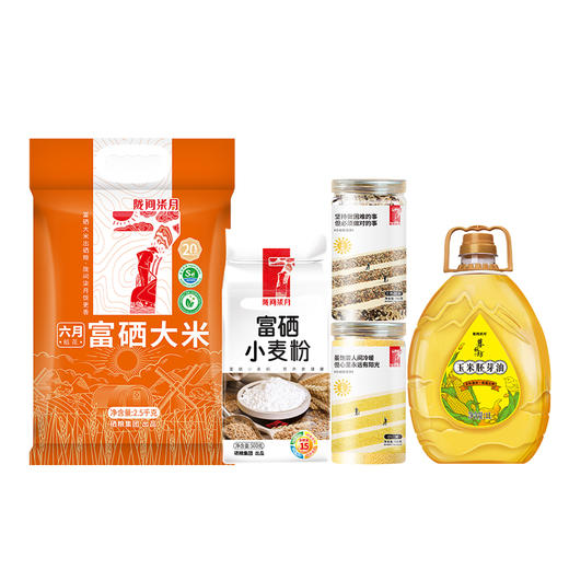 陇间柒月 富硒米油组合5.4kg 商品图6