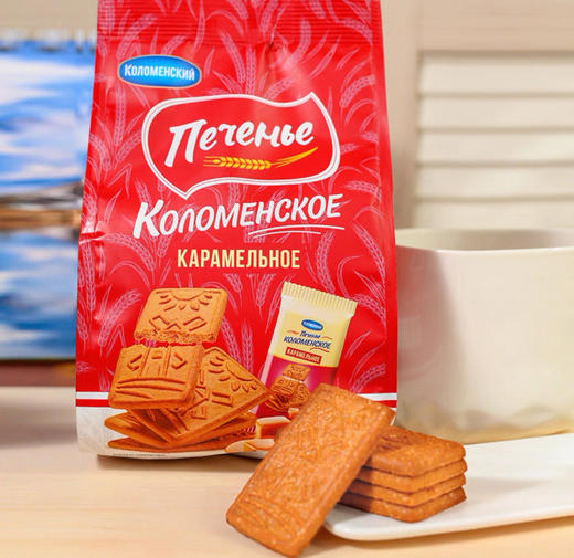 俄罗斯阿孔特牌卡洛姆斯粗粮/巧克力/牛奶/苹果口味饼干-210g（独立装） 商品图5