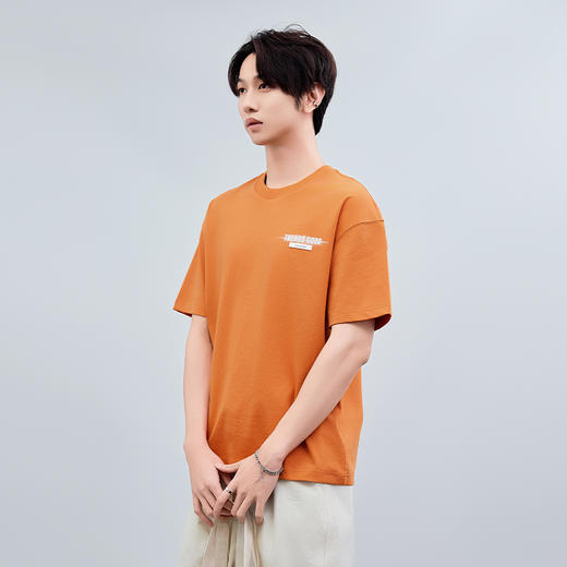 【新品上新】HX 夏季圆领短袖T恤S102522332101 商品图3