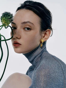 LS｜Palmleaf Earrings 手心叶耳环 [ 金 / 银 ]【Botanicalia 】