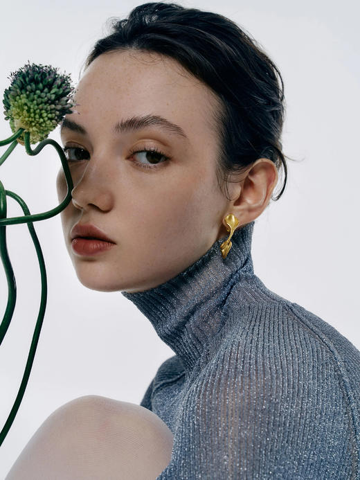 LS｜Palmleaf Earrings 手心叶耳环 [ 金 / 银 ]【Botanicalia 】 商品图0