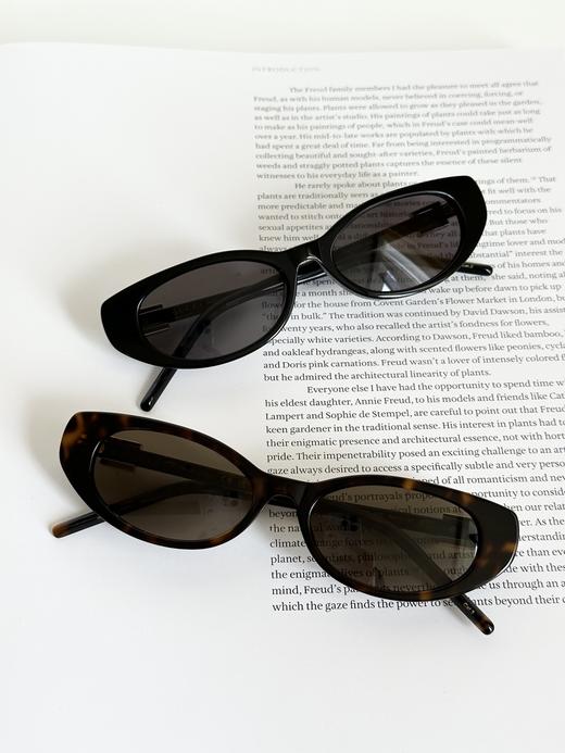 QT107-GUCCI古驰 G标装饰 醋酸纤维 猫眼 太阳眼镜 女款 黑色 （QT*JH）夏季专享 商品图0