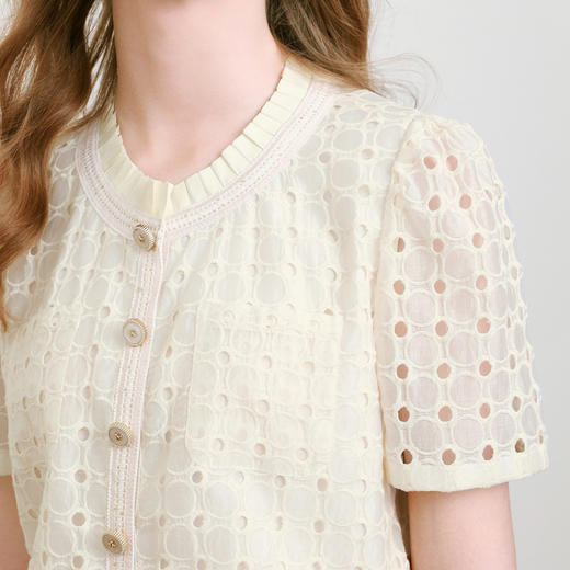 【商场同款】诗凡黎法式小香风套装2025夏新款两件套3G5290101 商品图3