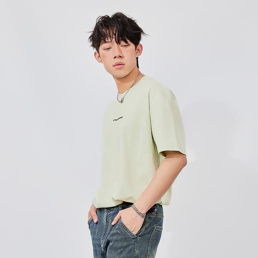 【断码清仓】HX 夏季圆领短袖T恤S102522150101/02/03 商品图8