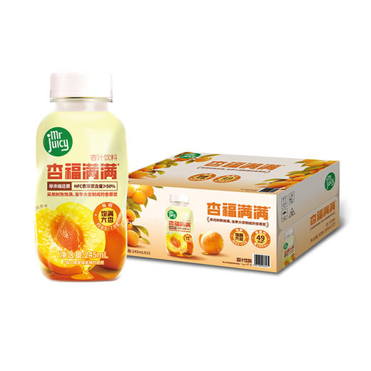 MM 山姆 MrJuicy 杏汁饮料 245ml*15 商品图0