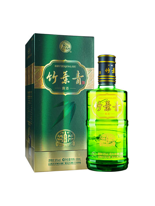 竹叶青酒38度金象竹叶青酒500ml*2瓶盒装露酒 商品图0