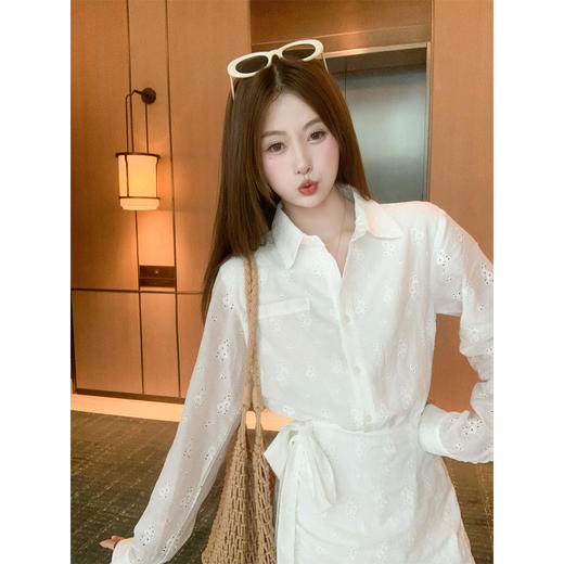 <曾小咸推荐>现货秒杀 ！微信超特价！韩系polo领衬衫连衣裙 日常229.99 立减130 秒杀99.99！！ 商品图1