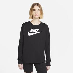 到手价148元 Nike Sportswear Essentials女子长袖标志T恤纯棉材质