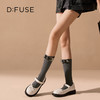 Dfuse迪芙斯2025秋季新款一字带单鞋小圆头蝴蝶结芭蕾玛丽珍鞋DFD3111009 商品缩略图0