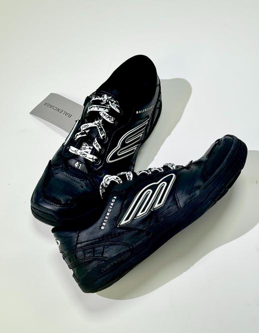 中性款圆头皮面系带休闲鞋004 商品图3