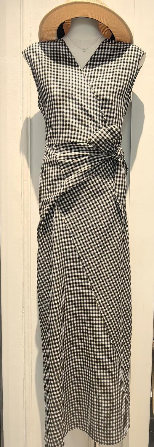 【门店同款】ENJOY夏季“都市漫游”交叉绑带格子裙 162993447 商品图0