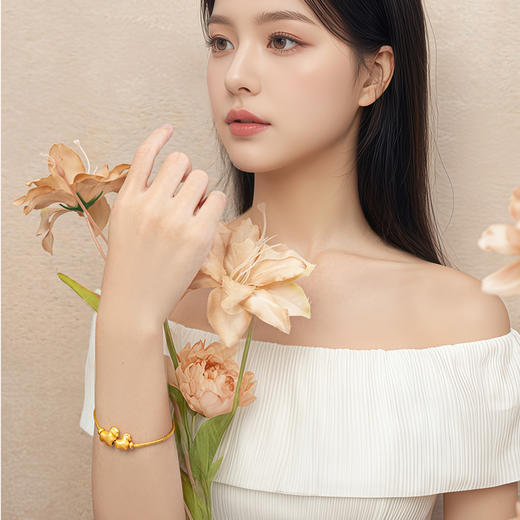 【新品首发】盛世风华马逐梦足金转运珠 生肖马黄金转运珠MEMORA诗普琳MEMORA诗普琳HP874101、HP874102 商品图3