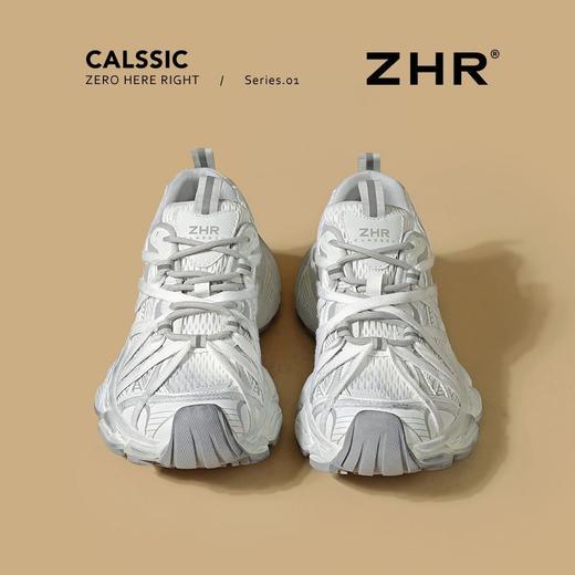 ZHR则则巴黎风厚底老爹鞋2025春夏八爪鞋带运动鞋网面透气脏脏鞋 商品图9
