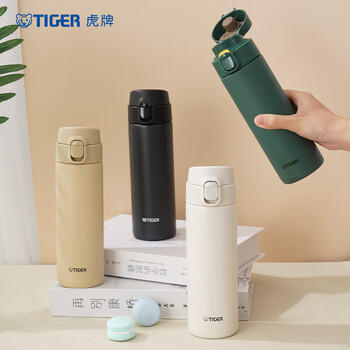 虎牌（TIGER）保温杯 轻量型不锈钢真空一键开启弹盖杯 MOY-A48C-CZ海岸黄480ML 商品图2